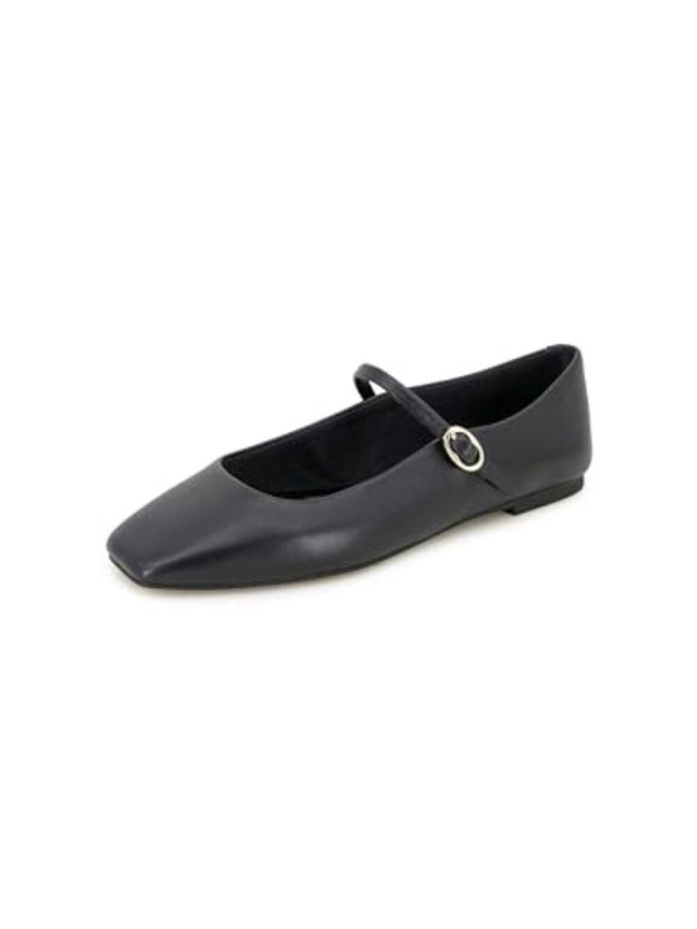 Mary Jane Ballet Flats Buckle Strap Comfort Insole Round Toe Business Casual